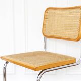 Chaise Cesca B32 Breuer Made in Italy - Cannage de l'assise refait