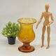 Vintage bubble glass vase / tealight holder, Avallon