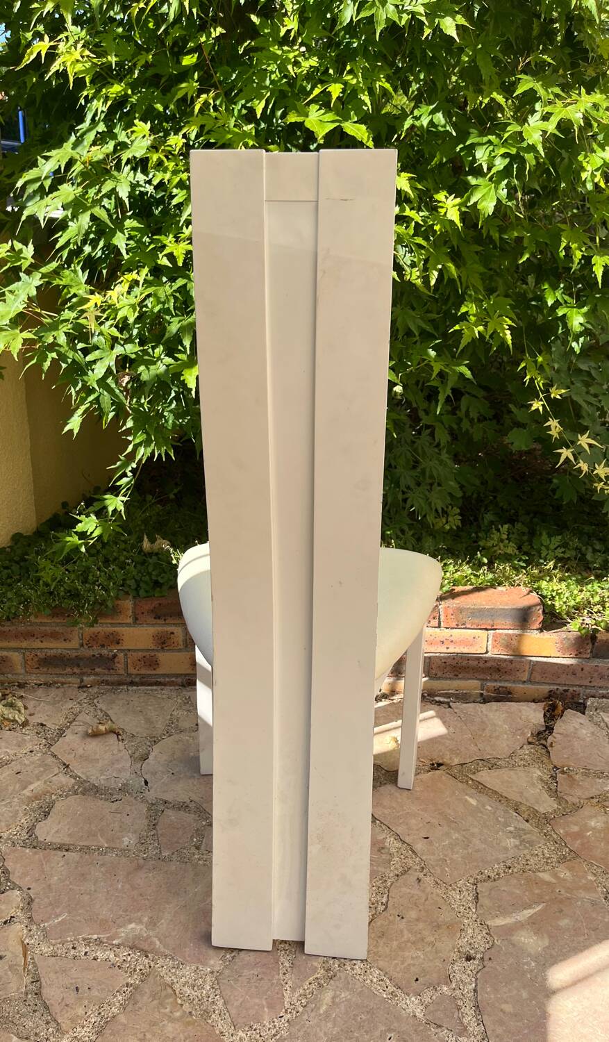 White designer chair