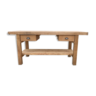 Solid oak workbench