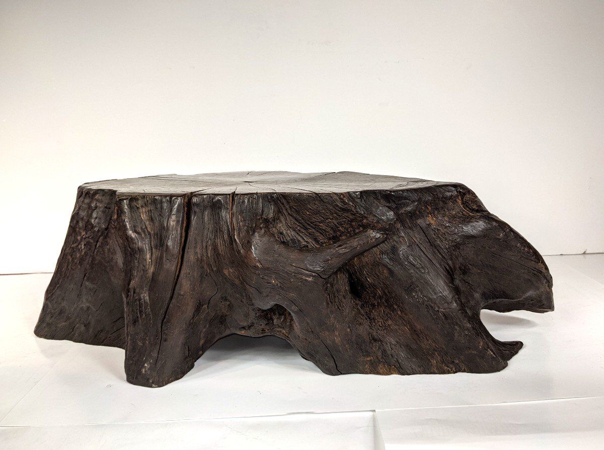 Bonsai base - root - Japan 1930-50 - vintage wabi-sabi - Kare San Sui