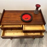 3-drawer commode in Rio rosewood, origin Denmark.