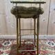 1960s Designer Musician's Stool in Brass