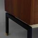 Minimalist backlit highboard in teak, Belgium 1960s