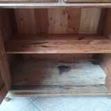 Vintage walnut vanity