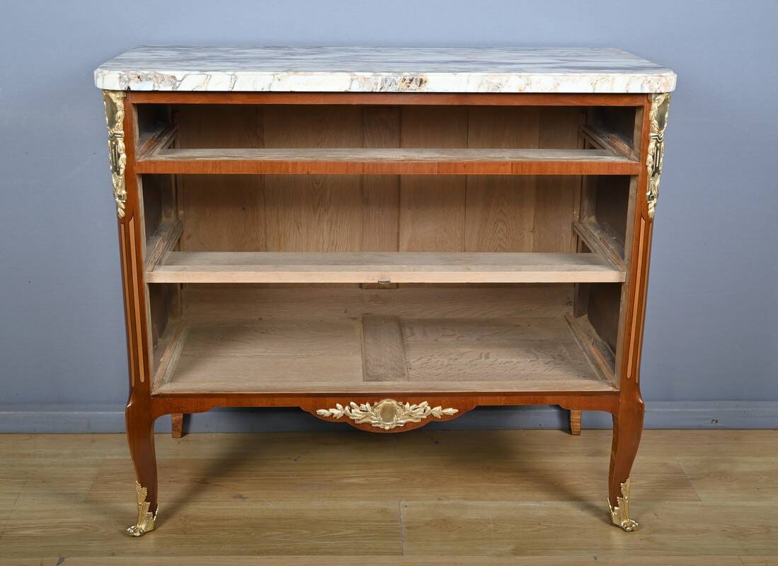 Marquetry commode, Louis XV-Louis XVI Transition style – Early