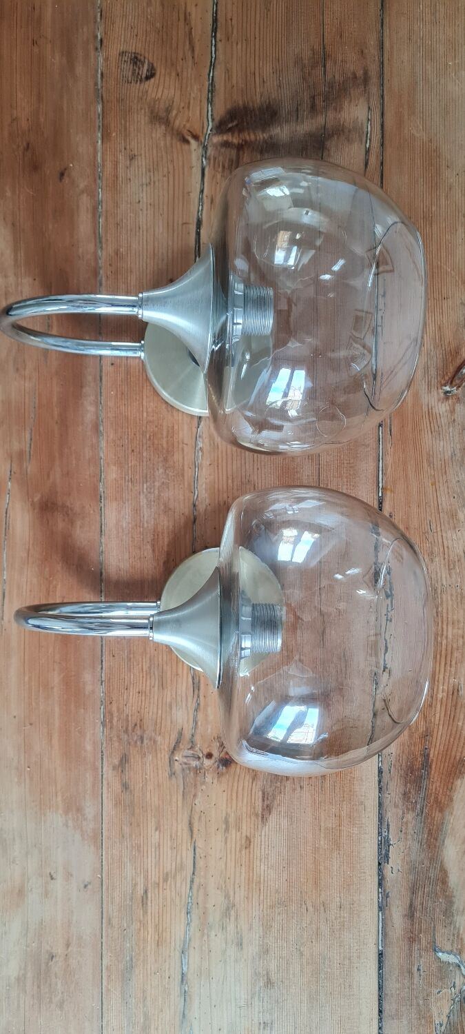 Pair of sciolari wall lights 1970