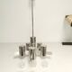 Design chandelier SCIOLARI . Vintage lamp 70s space age