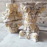 4 plaster capitals