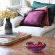 Murano sommerso pink and purple ashtray pocket emptier 1960