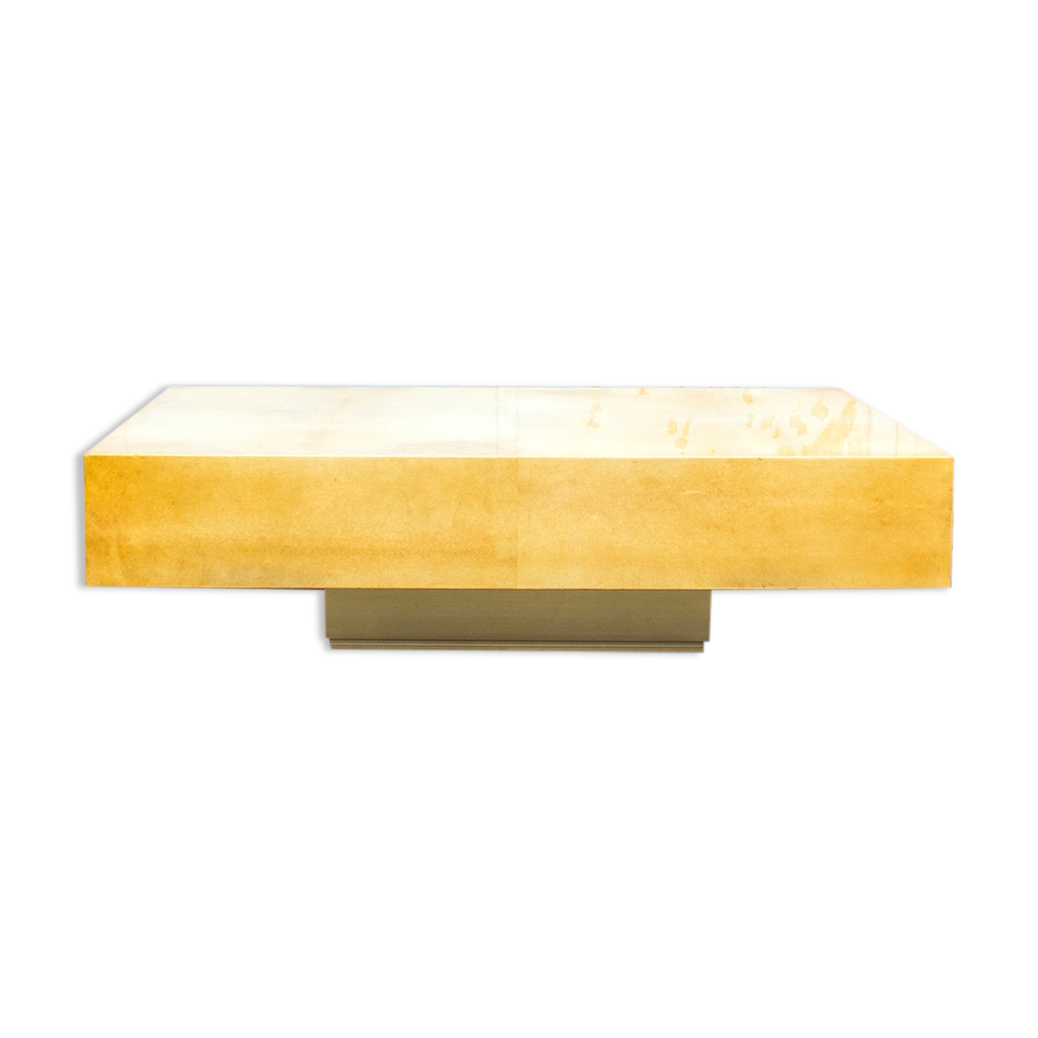 Table basse en feuilles de parchemin Italie 70