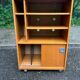 Berlioz 1970 storage cabinet on wheels in oak