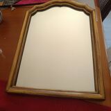 Antique mirror, frame in gilded wood with fine gold.
