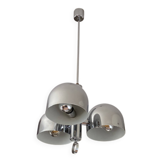 Vintage Hillebrand chandelier. 1970. Space age.