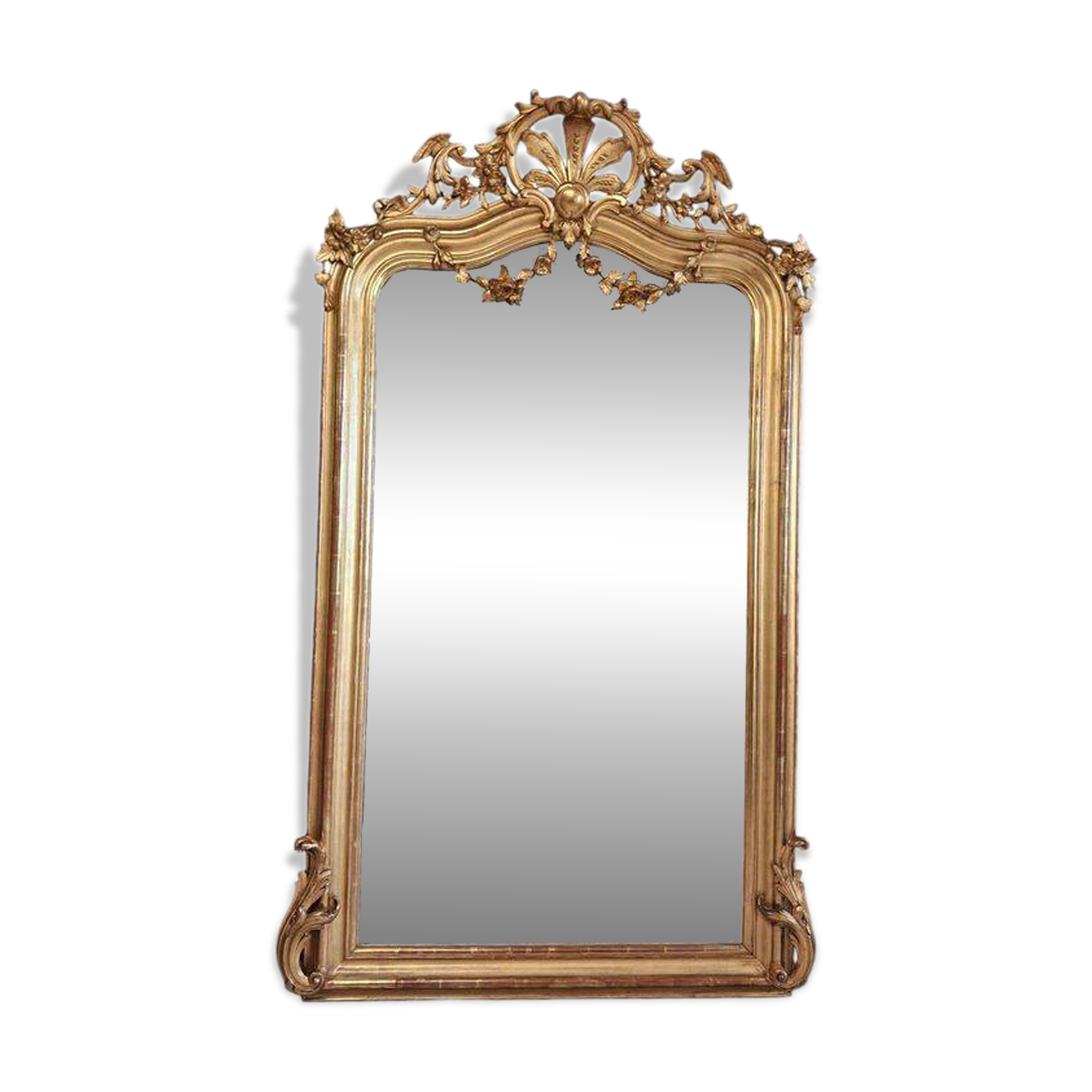 19th century mirror 181 x 110