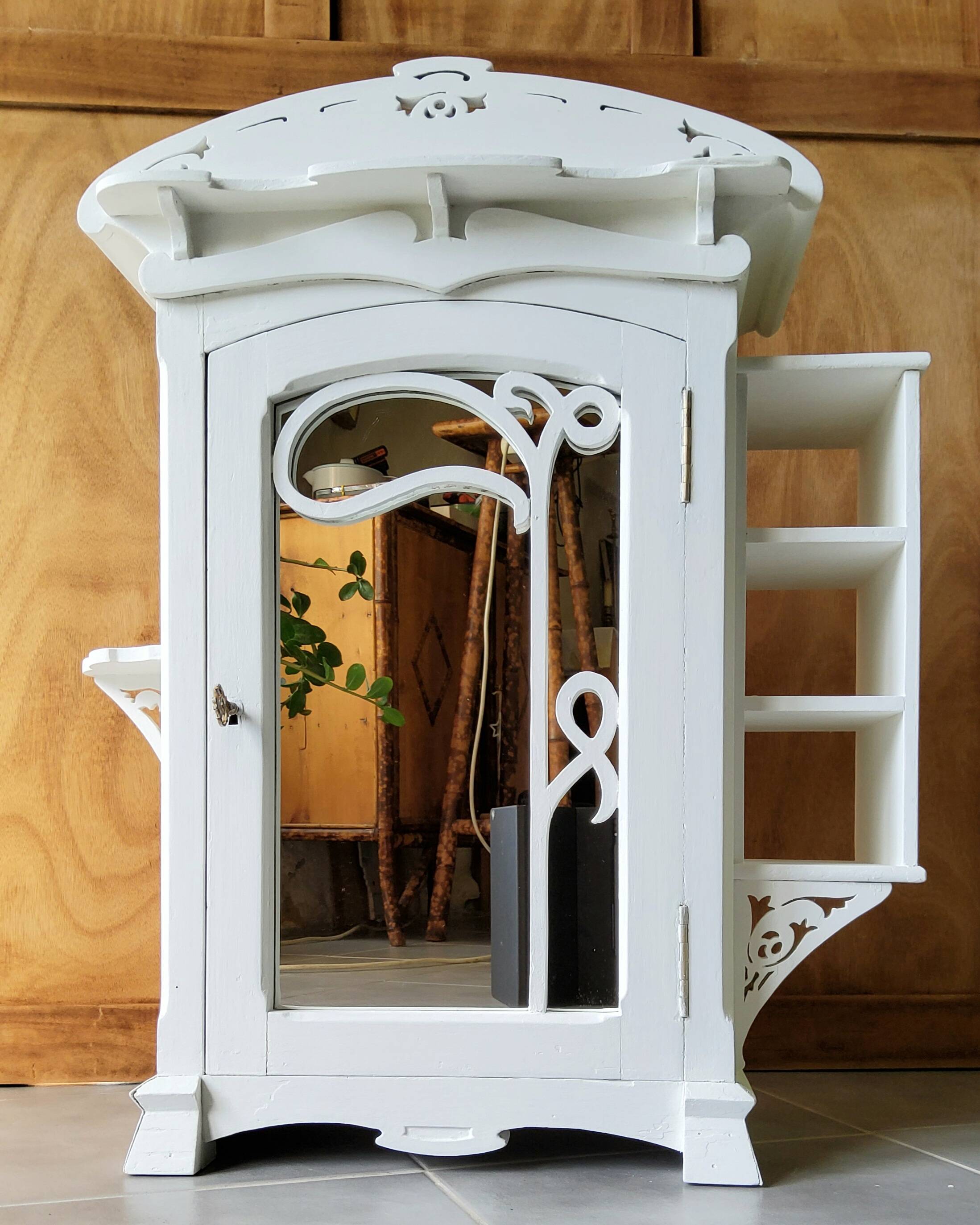 Antique bathroom cabinet