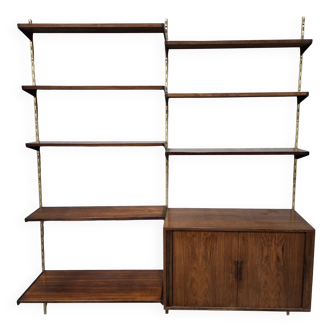 Système d'étagères modulaires en palissandre de Kai Kristiansen, Danemark, années 1960