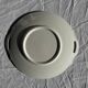 Vintage pie dish with 2 golden handles, abstract patterns, D28.