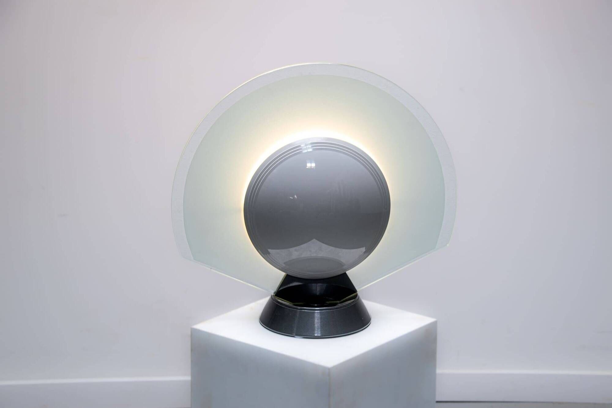 Tikal table lamp by P.G. Ramella for Arteluce, 1980s