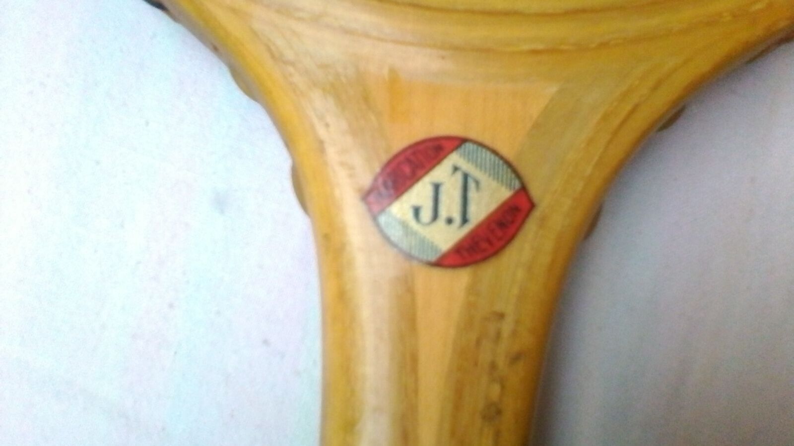 Thevenon vintage wooden tennis racket