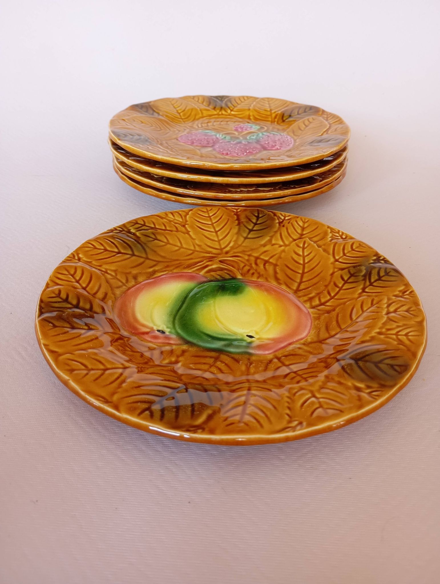 Cake service in slipware Salins les Bains