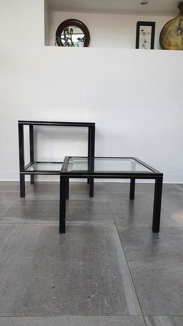 Tables d'appoint pierre vandel années 70