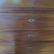 Rare - Pretty old chest of drawers with 4 drawers and 3 locks - In walnut - 1930