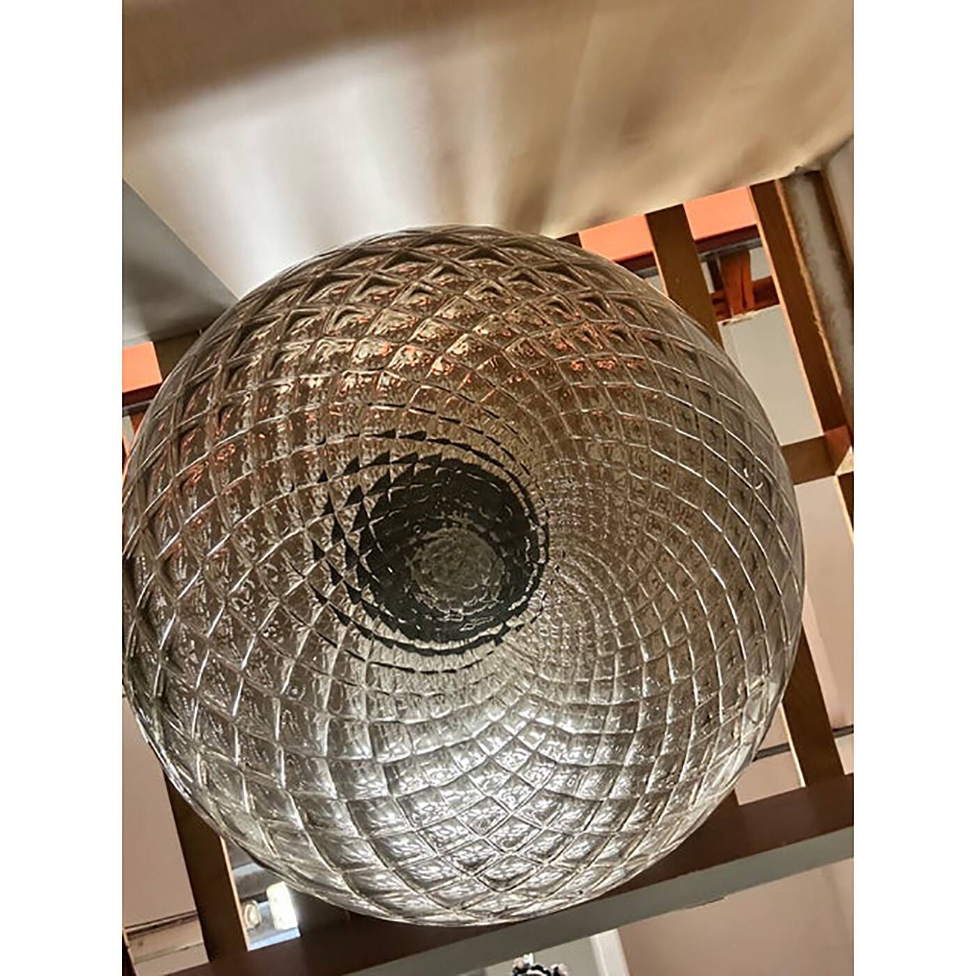 Glass Balloton Fume Pendant Sphere