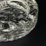 Vintage frosted glass ashtray by Kosta Boda, Sweden, 1970s.