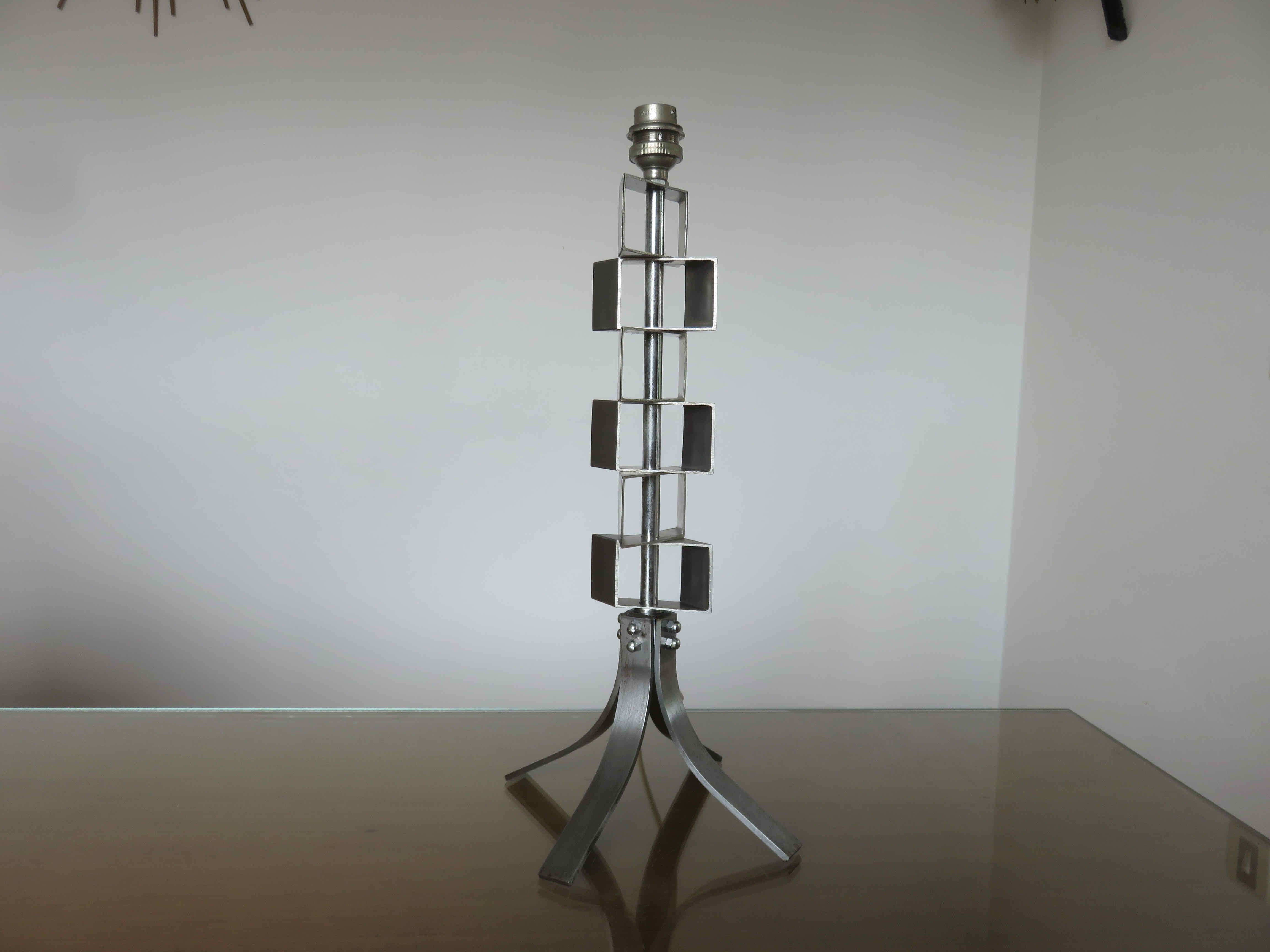 Stainless steel lamp 70s