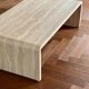 Vintage travertine coffee table from the 70s