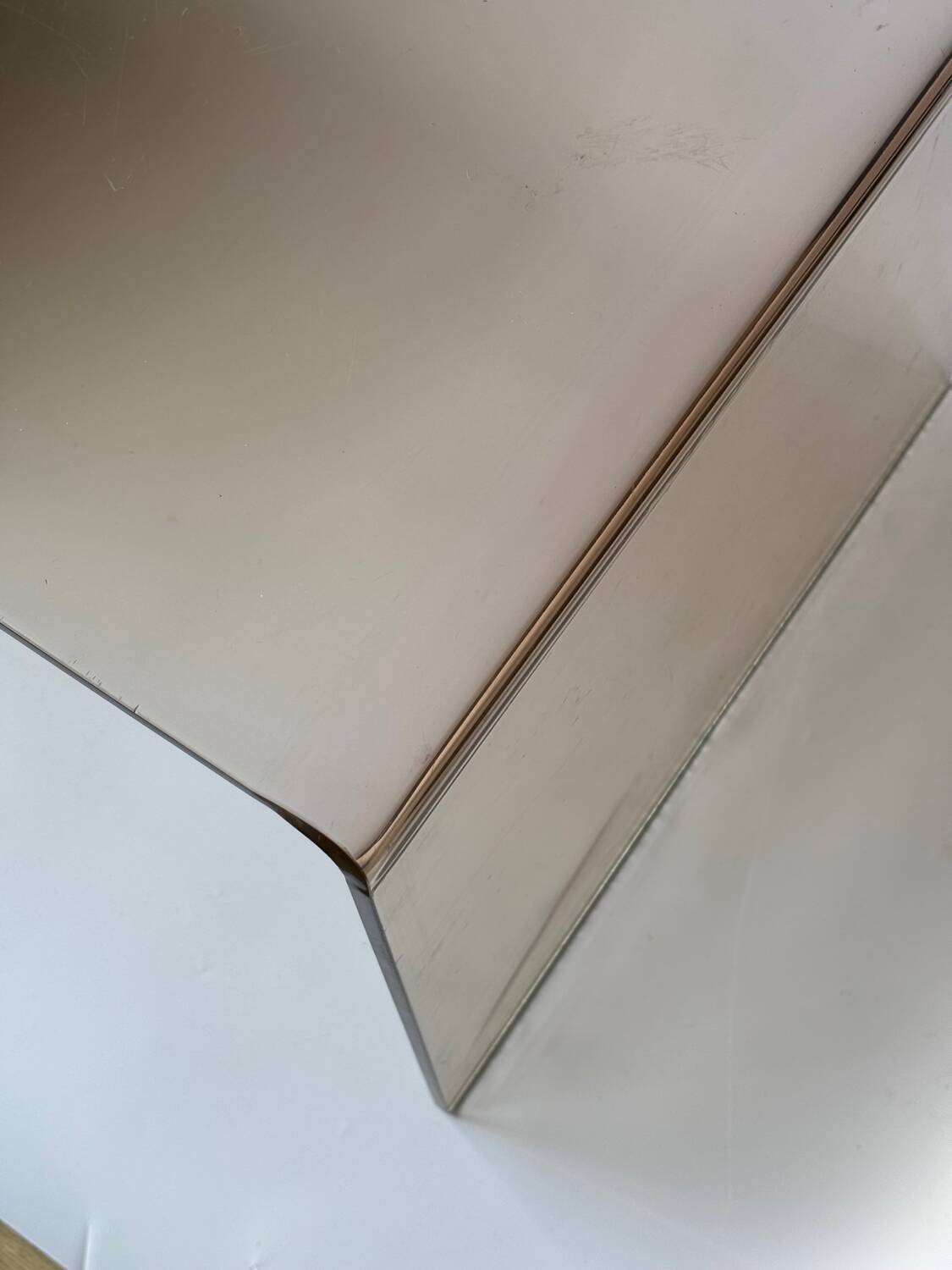 Smoked Plexiglas coffee table, 1970