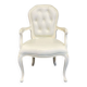 Fauteuil cabriolet de style Louis XV moderne