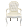 Fauteuil cabriolet de style Louis XV moderne