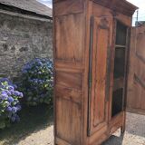 Louis XV style cherry wood cabinet late 19th century
