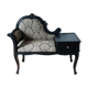 Telephone bench with redesigned armchair