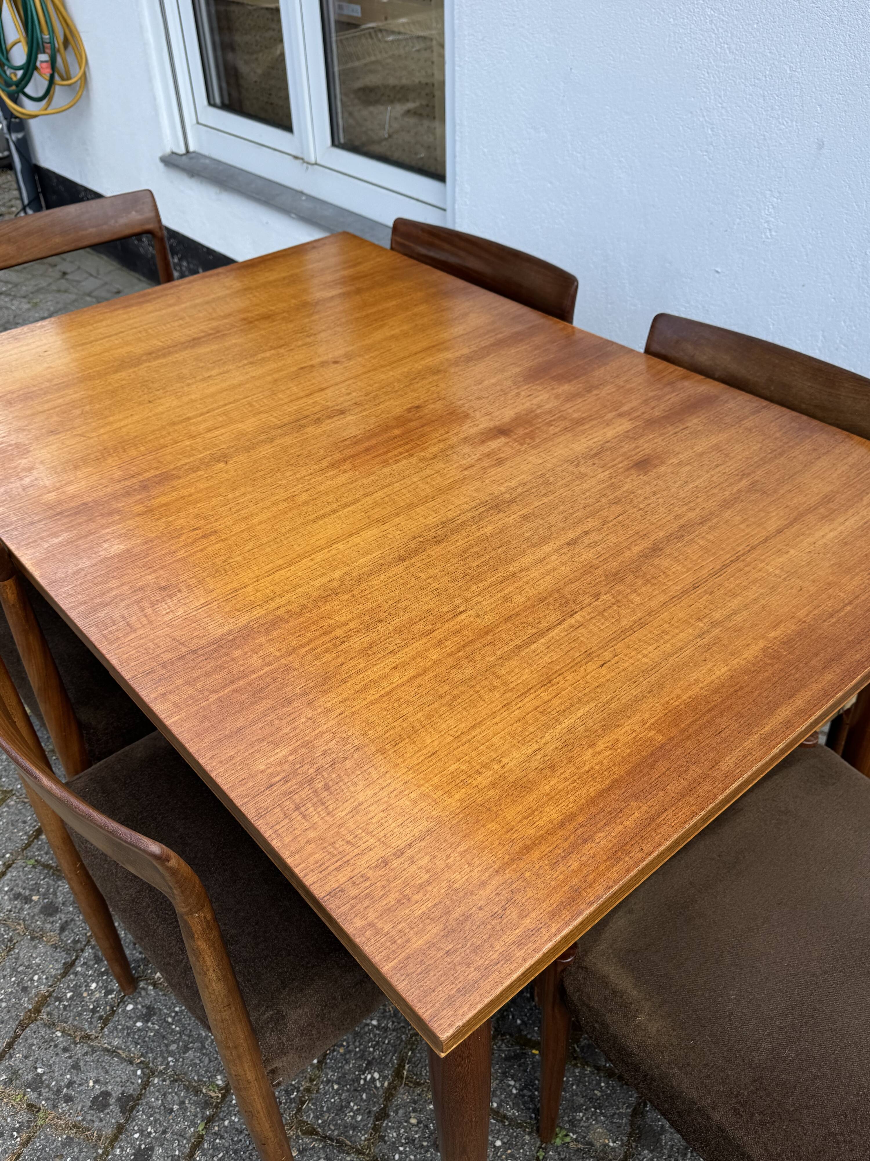 Ensemble de salle à manger vintage Lubke 8 pièces