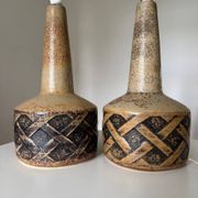 Paire de lampes de table, Søholm Stentøj, Danemark, années 1960, ensemble de 2