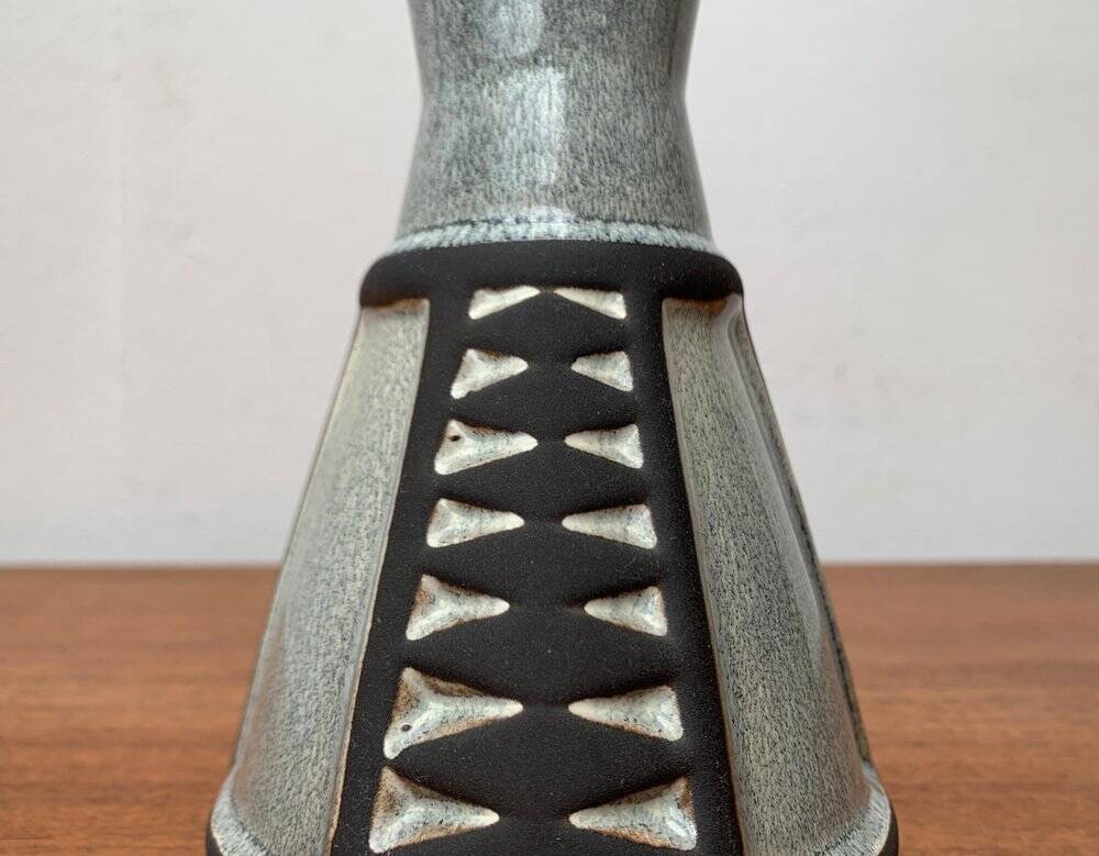 Ceramic vase from the Danish mid-century studio of Frank Keramik, 1960s.