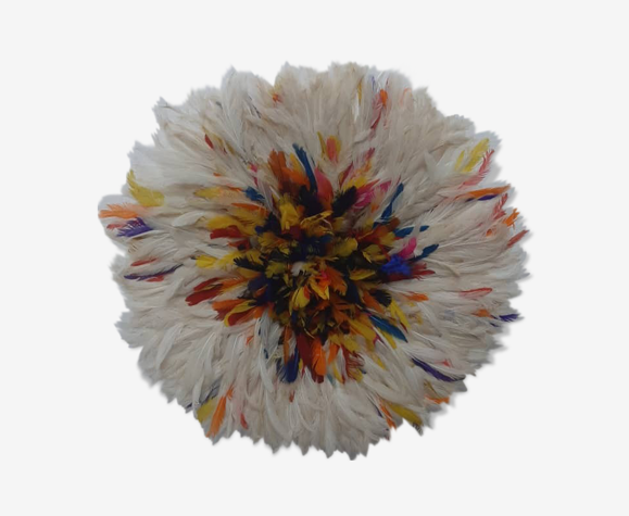 Juju hat interior multicolored contour speckled white and multicolored of 60 cm