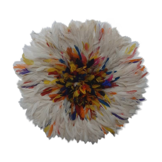 Juju hat interior multicolored contour speckled white and multicolored of 60 cm