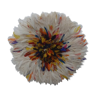Juju hat intérieur multicolore contour moucheté blanc et multicolore de 60 cm