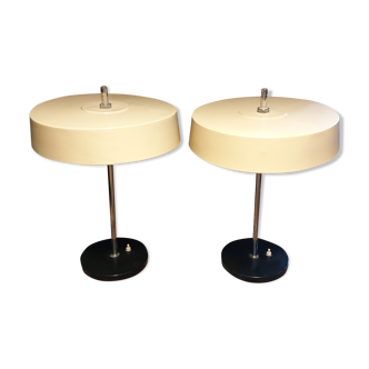 Paire de lampes desing 60/70