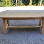 Table à manger de ferme rénovée en chêne des années 60