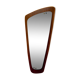 Asymmetric mirror teak 37x76cm