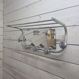 1960s aluminum coat rack