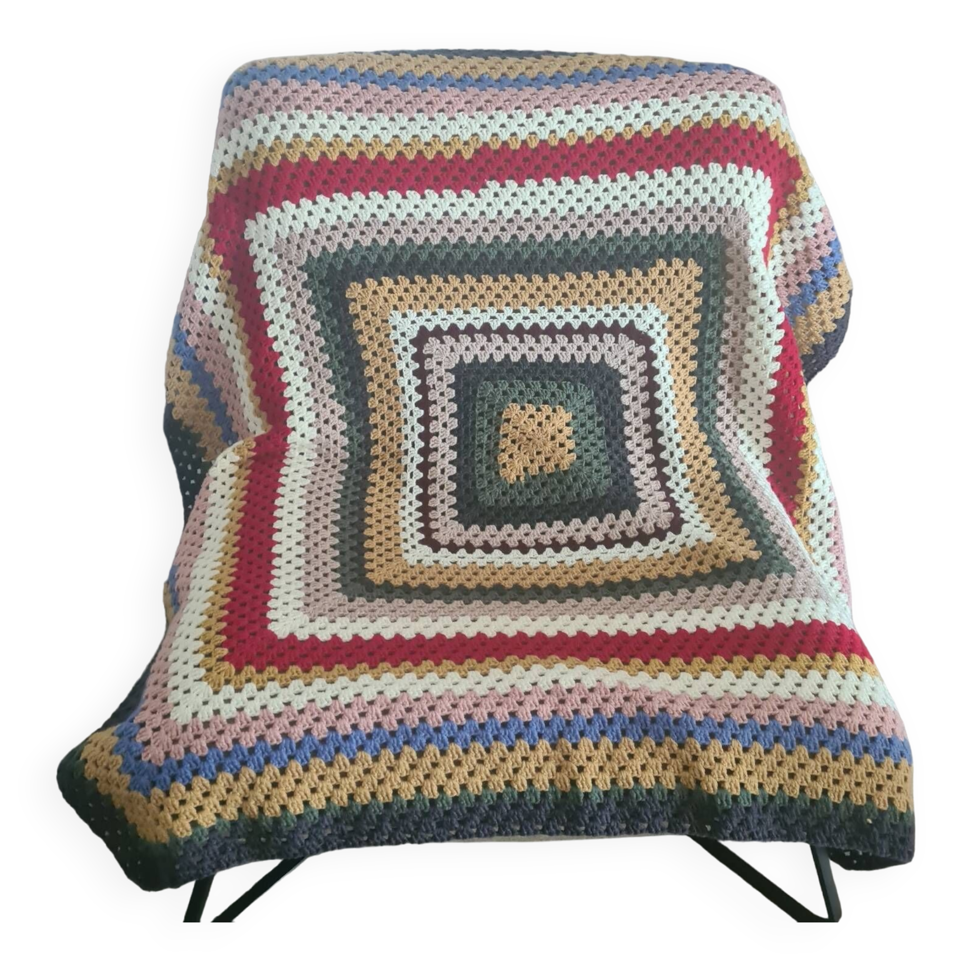 Vintage crocheted blanket