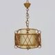 Rattan pendant light 1950s