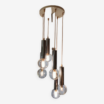 Suspension lustre cascade 1960/70 vintage