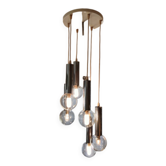 Suspension lustre cascade 1960/70 vintage